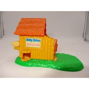Littlest Pet Shop Zoo Baby Zebra and Mouse House Only LPS 1993 Kenner‎ Tonka Vtg